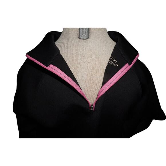 Athleta Black Mock Neck Short Sleeve Pullover Top – Size Small - Picture 7 of 11